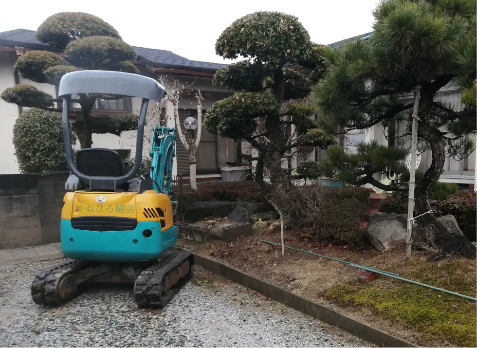 お庭のリフォーム工事